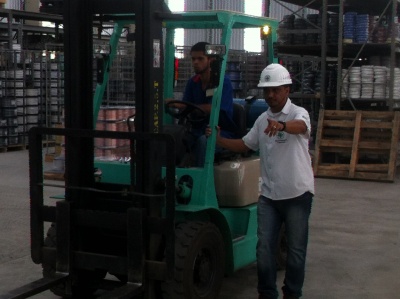 Curso de Empilhadeira in-company 